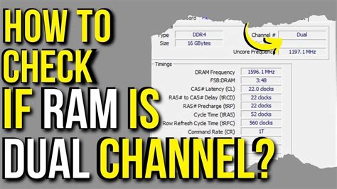 dua chanel|how to check if ram is in dual channel mode.